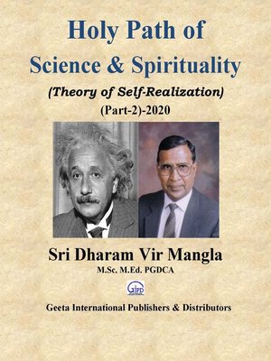 cover image of Holy Path of Science & Spirituality (Theory of Self-Realization) (Part-2)-2020